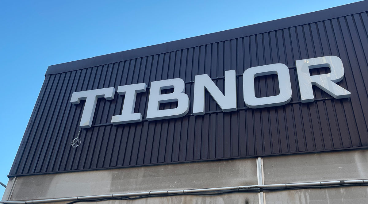 Ljusskylt Tibnor