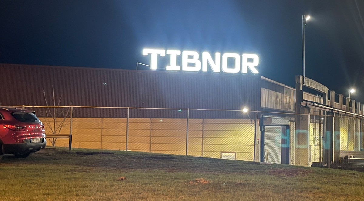 Ljusskylt Tibnor