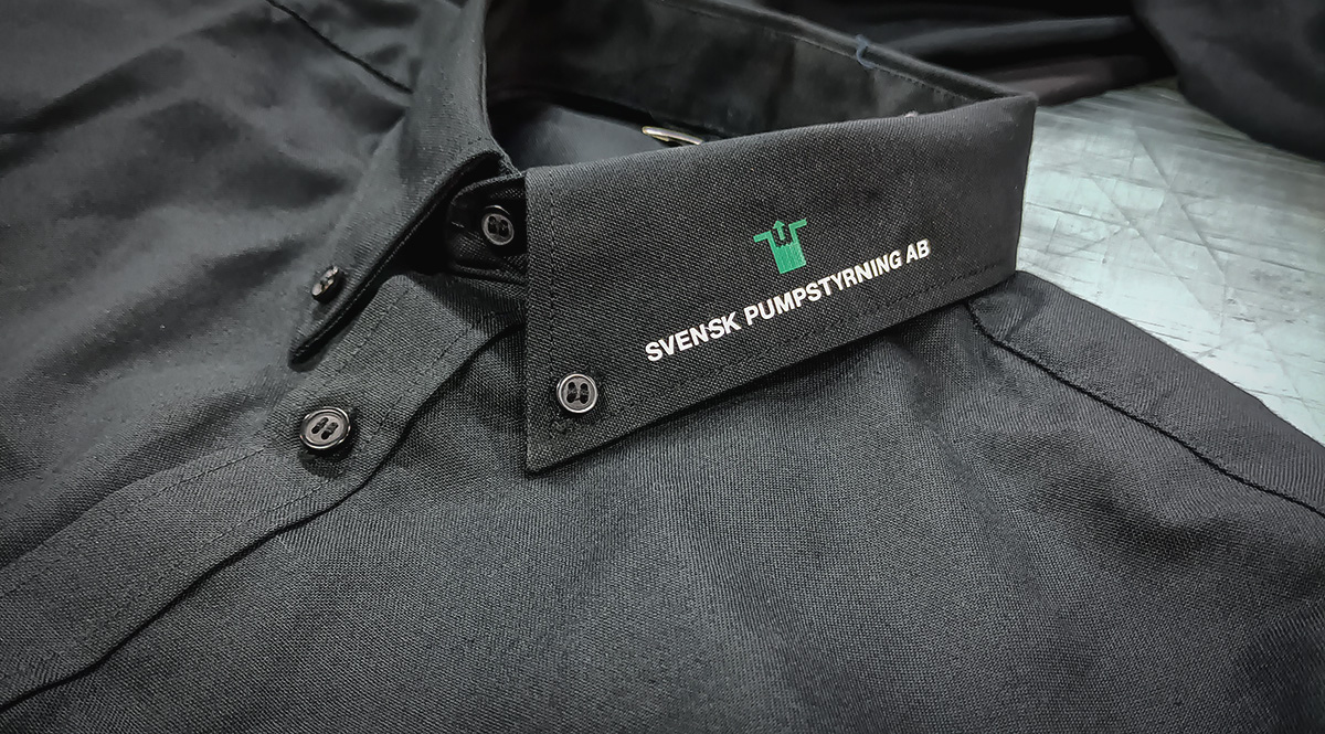 Skjortor med tryck till Svensk Pumpstyrning AB - Reklamhuset RINK