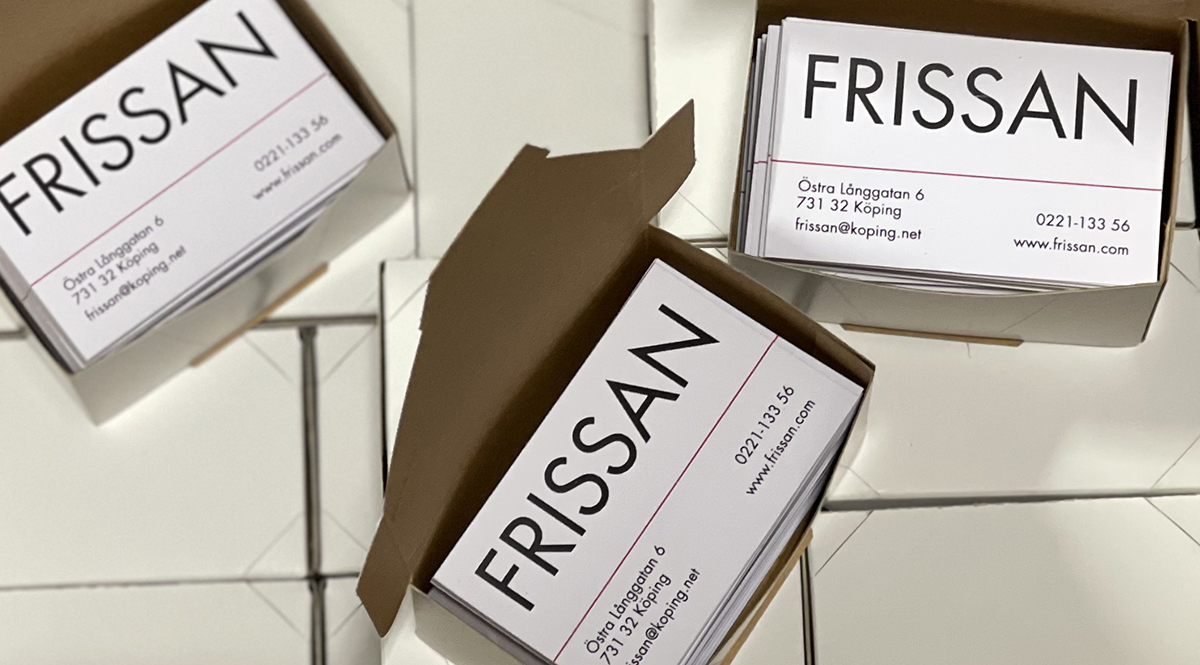Visitkort Frissan